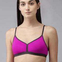 AROUSY Purple Cotton Everyday Bra-picture-15
