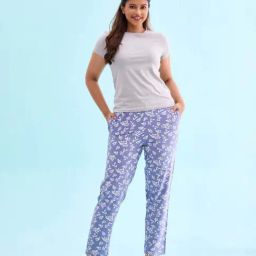 Go Colors! Blue Printed Lounge Pants-picture-24