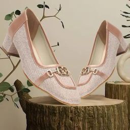 Elle Women's Rose Gold Casual Pumps-image-25