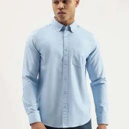 United Colors Of Benetton Blue Cotton Regular Fit Shirt-picture-19