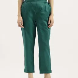 United Colors Of Benetton Green Regular Fit Pants-picture-36