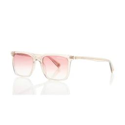 Shisen Fox Pink Gradient Square Unisex Sunglasses-image-6