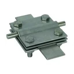DEHN Cross Units for Aboveground and Underground Connections 7-10/7-10 mm Range Stainless Steel, 319229-31