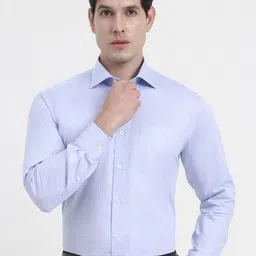 JADE BLUE Men Micro Checks Checked Cotton Slim Fit Casual Shirt-image-44