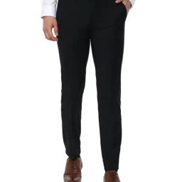 Louis Philippe Gods & Kings Black Regular Fit Trousers-image-46