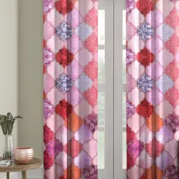 Romee Multicolor Velvet 7 ft Door Curtain - Single Piece-46