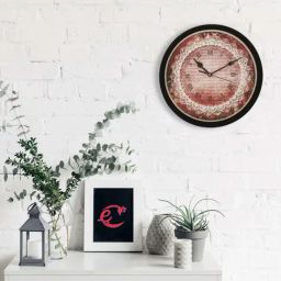 eCraftIndia Designer Round Analog Black Wall Clock-image-69