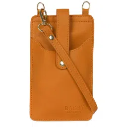 Bagsy Malone Sturdy Walnut Brown small Mobile Pouch-image-74
