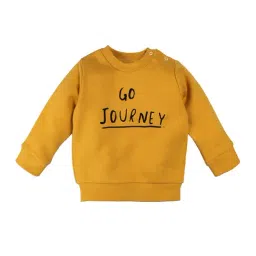 Nino Bambino Kids Yellow Printed Sweatshirt-picture-38