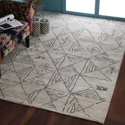 Pequra Grey Wool XL Carpet - Set of 1-26