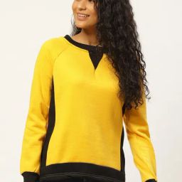 Belle Fille Yellow Full Sleeves Sweatshirt-image-41