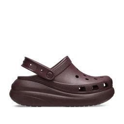 Crocs Men's Classic Crush Burgundy Back Strap Clogs-31