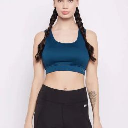 Clovia Blue Sports Bra-image-46