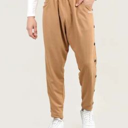 Chkokko Khaki Regular Fit Trackpants-image-38