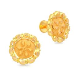 Malabar Gold and Diamonds 22k Gold Earrings for Women-picture-28