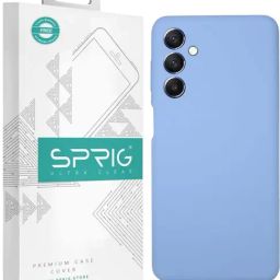 Sprig Liquid Silicone Back Cover for Samsung Galaxy F54 5G (Blue)-image-88