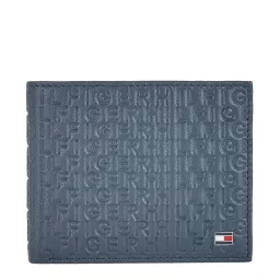 Tommy Hilfiger Brian Navy Casual Leather Bi-Fold Wallet,Card Holder & Keychain Set for Men image 2
