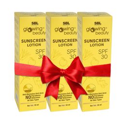SBL Set Of 2 Glowing Beauty Sunscreen Lotion SPF 30 - 50 ml Each-16