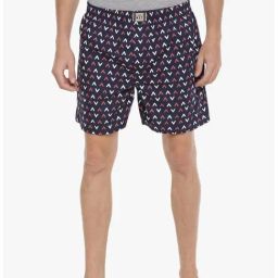 Force NXT Navy Cotton Regular Fit Printed Boxers-image-40