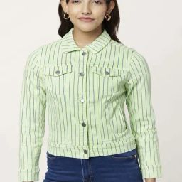 Honey by Pantaloons Green Printed Jacket-image-72