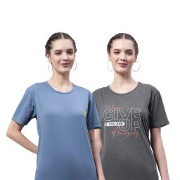 Vimal Jonney Blue & Grey Cotton Graphic Print T-Shirt (Pack Of 2)-picture-20