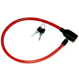 ALONE LOCKS Red Heavy Duty Wire Cable Locks for Bicycle Motor Bike Luggage-34