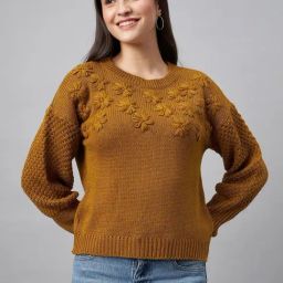 Club York Yellow Self Pattern Sweater-picture-16