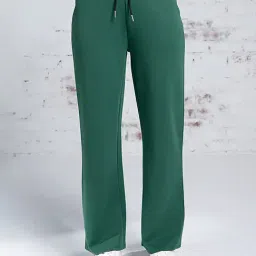 EDRIO Green Mid Rise Track Pants-picture-31
