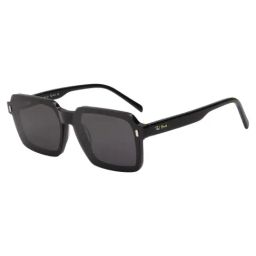 Ted Smith Black Polarized Square Unisex Clip On Frames Clip On Sunglasses-image-93