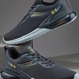 Campus Men's AIR CAPSULE Grey Running Shoes-image-41