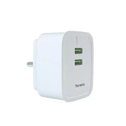 Toreto Plug pro Fast Charger Dual Output 3.0 & Power Delivery 18 W Type C Cable White, TOR-535C-32