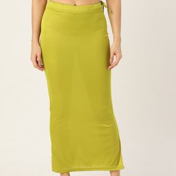 Ms.Lingies Women Solid Saree Shapewear with Side Slit-image-83