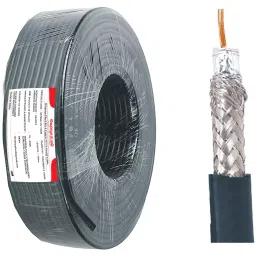 SHIVPRIYA PLUS2 RG-6  Solid Copper Coaxial Cable SP2RG6-CU-100M-48