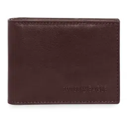 Swiss Eagle Brown Leather RFID Secure Bi-Fold Wallet-picture-3