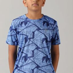 Kiddopanti Kids Blue Printed T-Shirt-picture-31