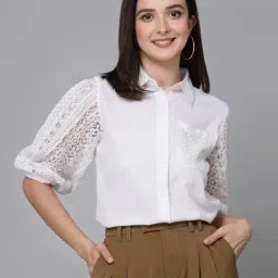 Style Quotient White Regular Fit Shirt-image-53