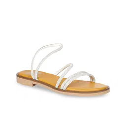 Viviblu Women Textured Open Toe Flats-picture-48