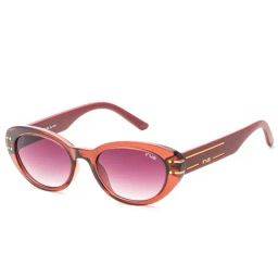 Irus Pink Oval UV Protection Sunglasses for Women-image-90
