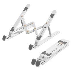 Portronics My Buddy K Lite Foldable Laptop Stand with Adjustable Height (White)-image-89