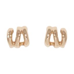 Forever New Olivia Organic Curve Stud Earrings-11