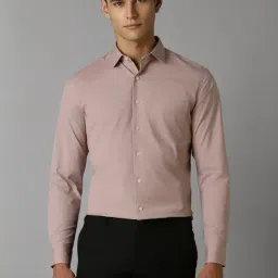 Louis Philippe Beige Slim Fit Shirt-picture-27