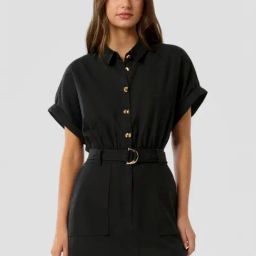 Forever New Black Regular Fit Dress-image-38