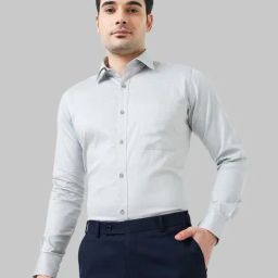 Raymond Grey Slim Fit Shirt-picture-12
