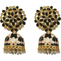 La Belleza Contemporary Jhumkas Earrings-image-71