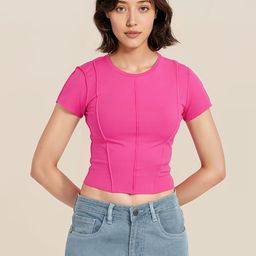 DressBerry Corset Style Crop Top-image-96