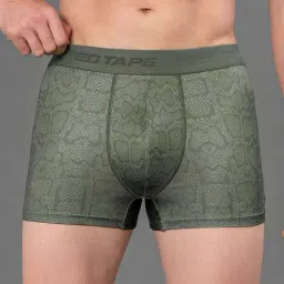 Red Tape Olive Printed Trunks-picture-17