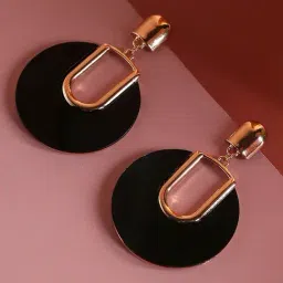 Sohi Circular Drop Earrings-image-63