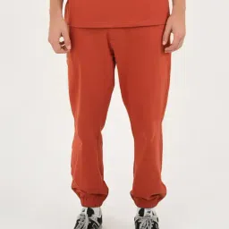 Dcyphr Orange Cotton Regular Fit Joggers-picture-42