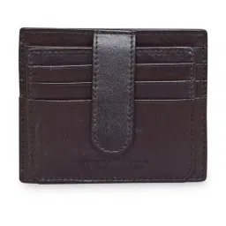 Swiss Eagle Brown Leather Card Holder-picture-9