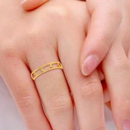 Candere by Kalyan Jewellers 18K Yellow Gold BIS Hallmark Ring for Women-image-34